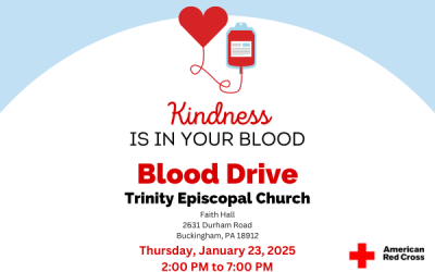 Trinity’s Blood Drive is Tuesday June 10th, 2025 — 1 pm to 6 pm!