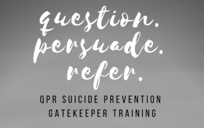 Suicide Prevention — Free Training at Trinity — Sunday, May 19 @ Noon